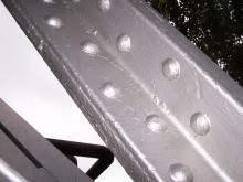 Mining pit shaft infrastructure in Poland protected with Rust Grip coating system for harsh underground conditions